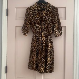 Leopard print dress